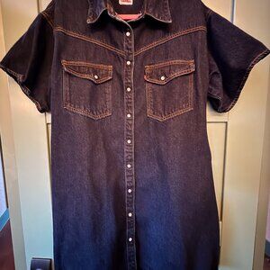 Levi Strauss Denim Sort Sleeve Jacket/Dress
